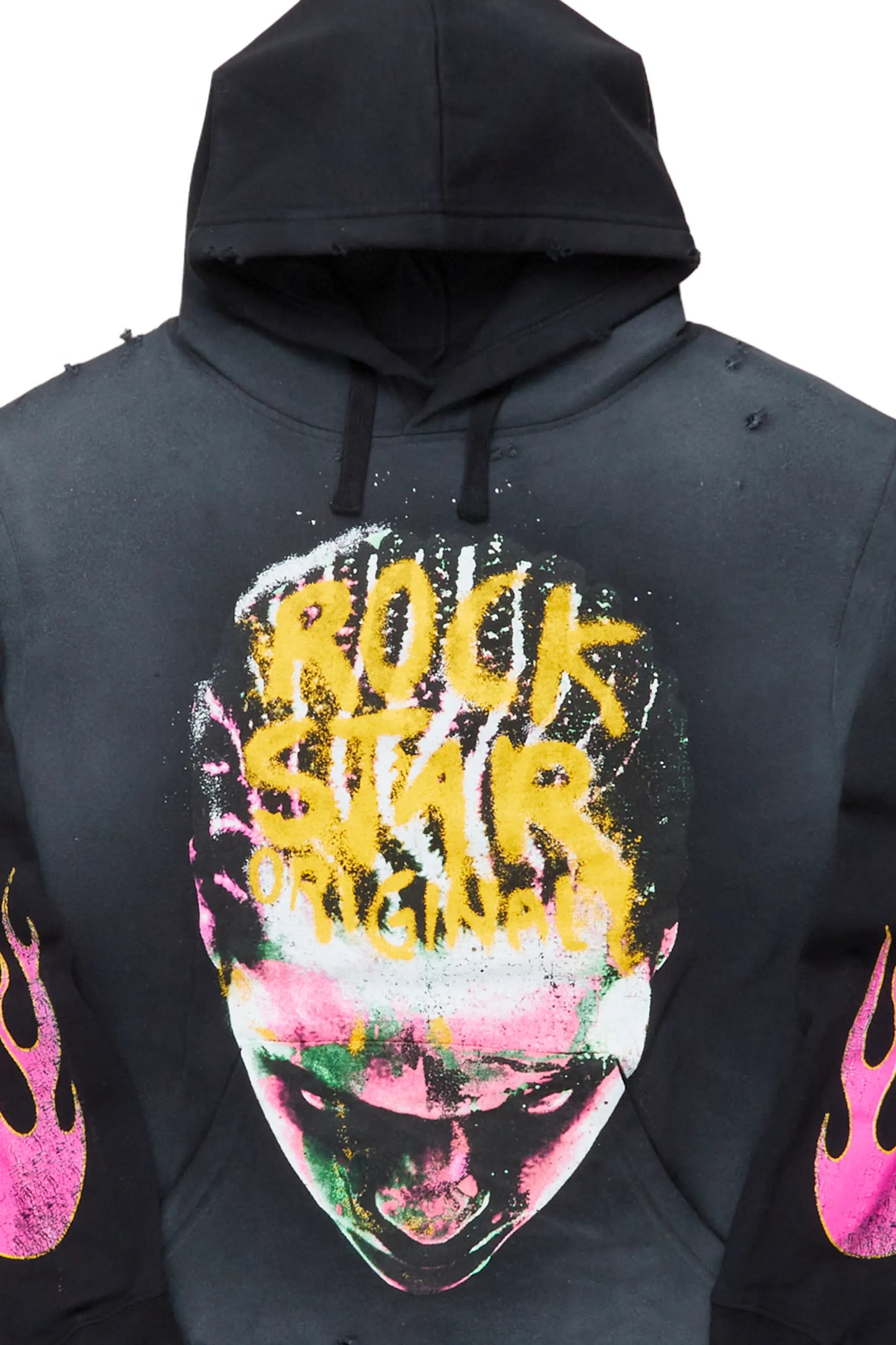 Rafe Black Graphic Hoodie