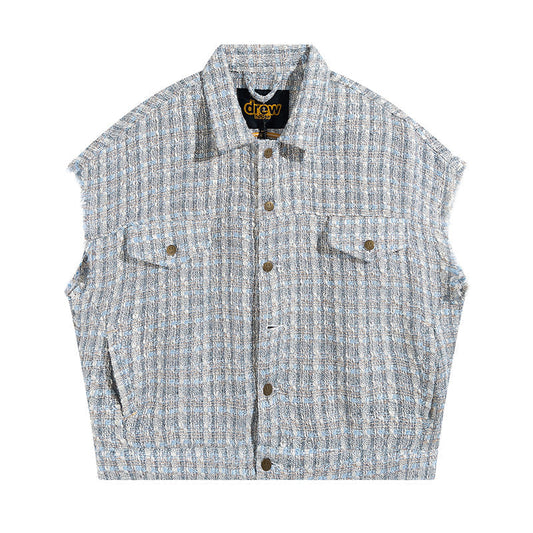 Drew House Jacket Chanel Style Sleeveless Knitted Jacket